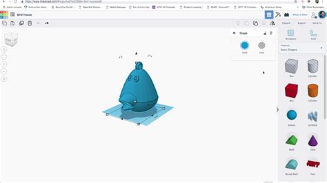 scaling in Tinker CAD .